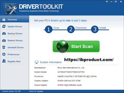 Driver Toolkit 8.9 Crack + License Key [2022] Latest Download