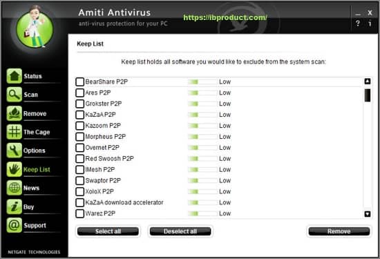 NETGATE Amiti Antivirus 25.0.810 Crack With Keygen Latest Download